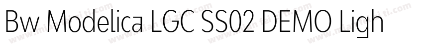 Bw Modelica LGC SS02 DEMO Light字体转换